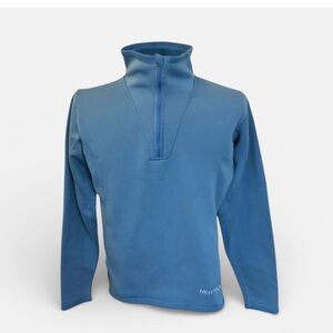 Marmot Women’s XL Blue Polartec Quarter Zip Pullover Fleece